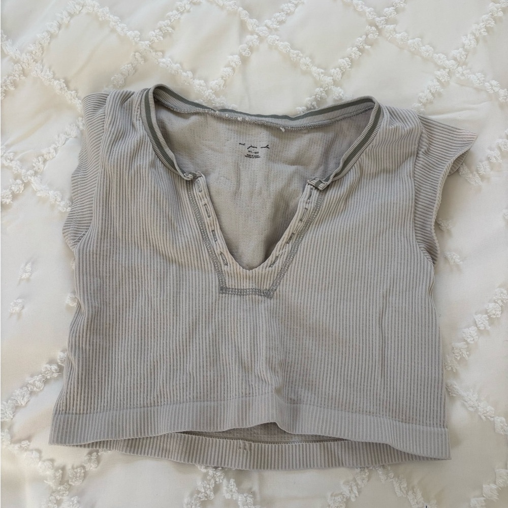 Urban outfitters white crop top